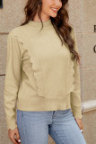 Plain Turtleneck Knitting Sweater