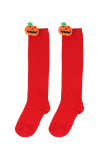 Halloween Pumpkin Stripe Stockings For Kid's