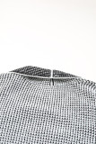 Gray Plus Size Textured Knit Cardigan