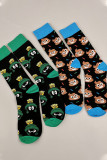 Halloween Print Mid Calf Socks
