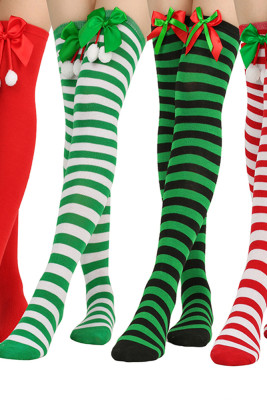 Striped Christmas Socking MOQ 3pcs