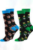 Halloween Print Mid Calf Socks