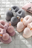 Rabbit Fleece Warm Slipper