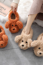 Fluffy Puppy Slippers