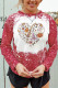 Halloween Bleached Print Plus Size Top