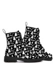 Halloween Pattern Lace Up Boots