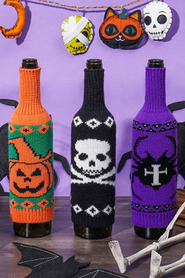 Halloween WIne Bottle Cover