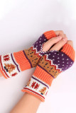 Christmas Knitting Fingerless Gloves