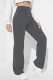 Black Denim Straight Jeans