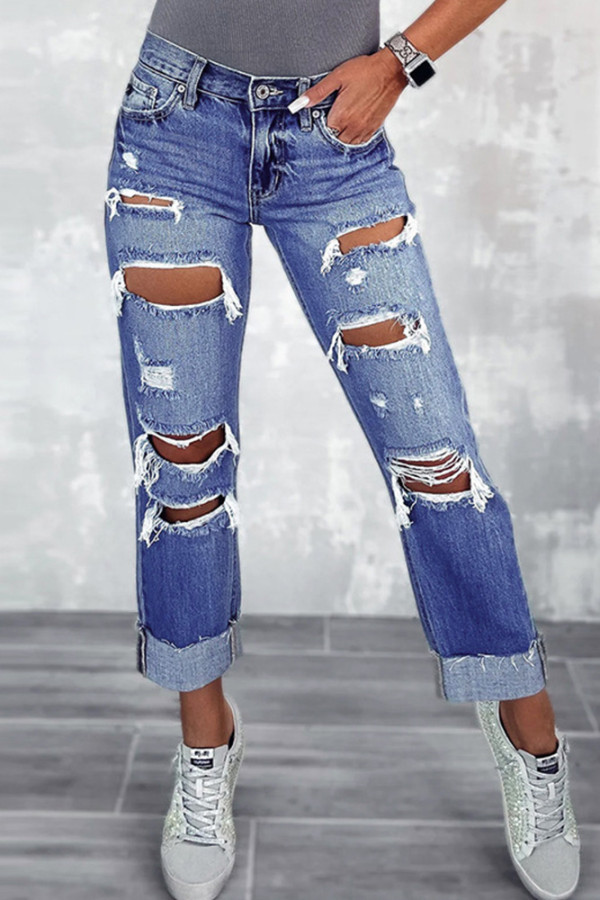 Ripped Distressed Jeans