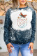 Dragonfly Ever Mind the Rule Bleached Print Plus Size Top