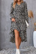 Ruffle Hem Tie Waist Flower Dress