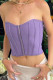 Plain Strapless Bustier