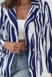 Zebra Stripes Print Blazer
