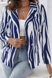 Zebra Stripes Print Blazer