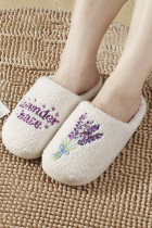 Lavender Fleece Home Slipper