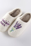Lavender Fleece Home Slipper