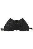 Embroidery Glitter Bat Crossboby Bag