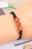 Baseball Beads Pendant Cord Bracelet MOQ 5pcs