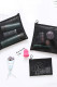 Black Mesh See Thru Envelope Cosmetic Bag MOQ 3pcs