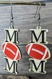 Mom Pattern Wooden Earrings