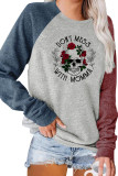 Don't Mess With Momma Print Plus Size Top