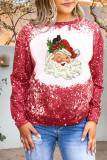 Vintage Santa Bleached Print Plus Size Top  Annishe Boutique Wholesale