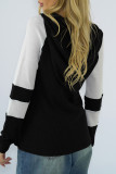 Zipper Down Reglan Sleeves Hoodies