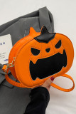 Halloween Pumpkin PU Crossbody Bag