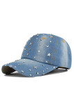 Star Rivet Denim Baseball Hat MOQ 3pcs Boutique Wholesale