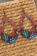 Hollowed Cactus Wooden Earrings