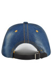 Rhinestone Crown Denim Baseball Cap