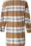 Plaid Button Up Long Length Shacket Boutique Wholesale