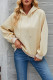 Apricot Drawstring Hooded Sweatshirt