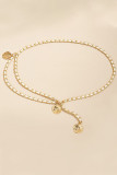 Alloy Flower Waist Chain MOQ 3pcs
