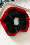 Christmas Contrast Color Velvet Head Rope MOQ 5pcs