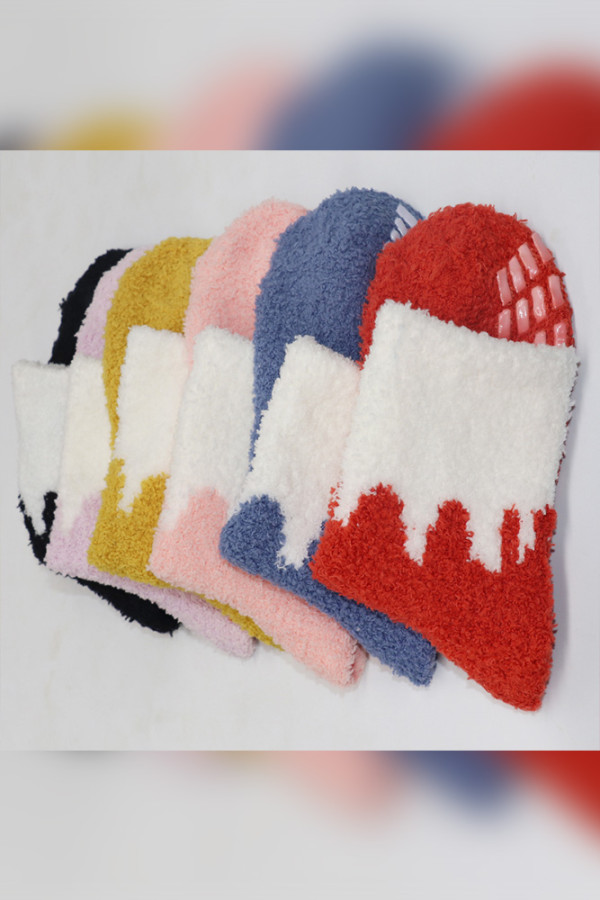 Antislip Fleece Mid Calf Socks
