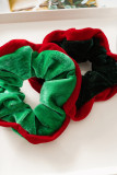 Christmas Contrast Color Velvet Head Rope MOQ 5pcs