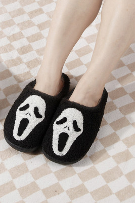 White Ghost Knit Flurry Slippers