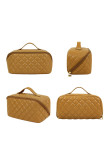 PU Leather Zipper Cosmetic Bag