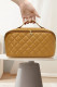 PU Leather Zipper Cosmetic Bag