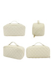 PU Leather Zipper Cosmetic Bag