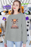 Halloween Witch Long Sleeve Sweatshirts Women Boutique Wholesale