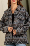 Aztec Wool Button Up Shacket