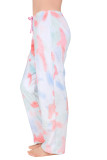 Printed Fleece Drawstring Home Pants