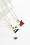 Christmas Pattern Necklace MOQ 5pcs Boutique Wholesale