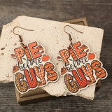 Pie Guys Wooden Earrings
