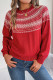 Retro Knit High Collar Pullover Sweater