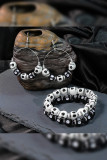 Halloween Skull Beads Earrings