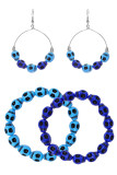 Halloween Skull Beads Earrings